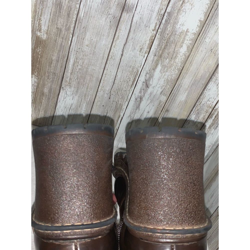 SOLD No Boundaries Vintage Chunky Round Toe Y2k Boots Size 9.5M - Picture 14 of 16